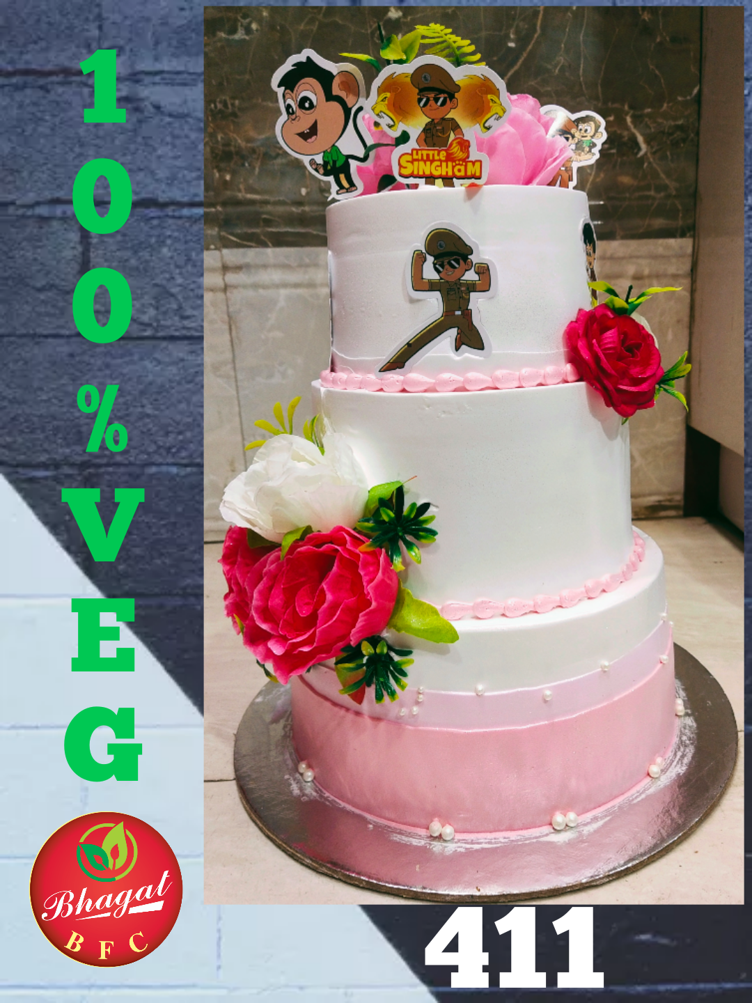 3 LAYER SINGHAM CAKE
