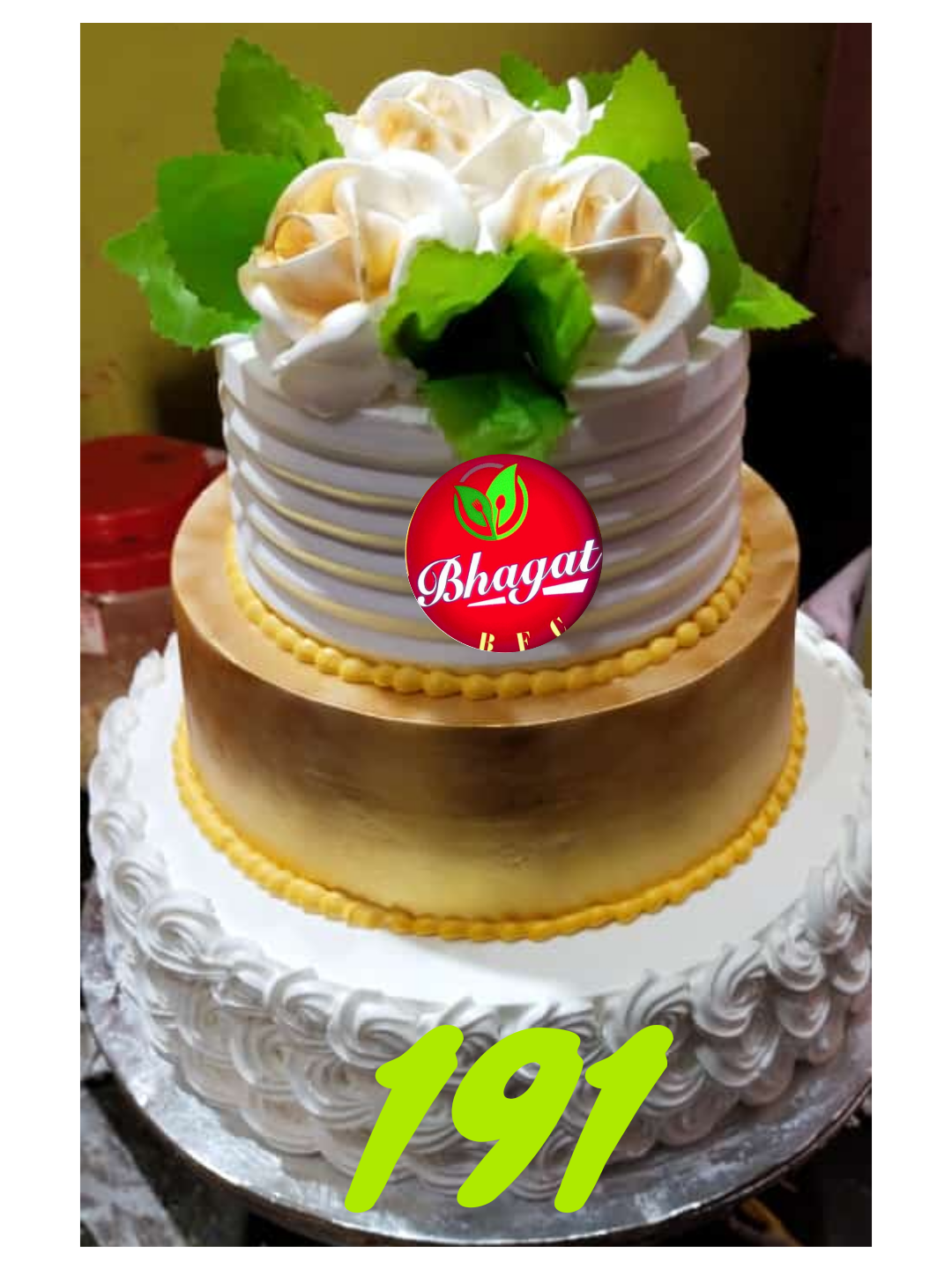 3 LAYER GOLDEN CAKE