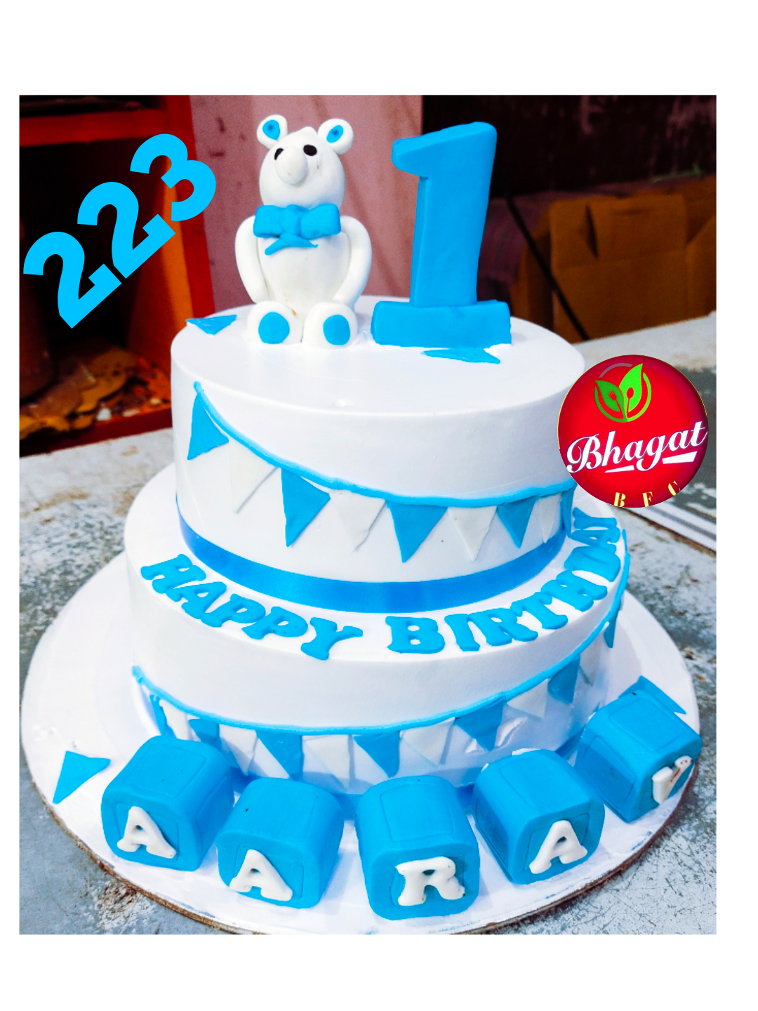 2 LAYER TEDDY 🧸 CAKE