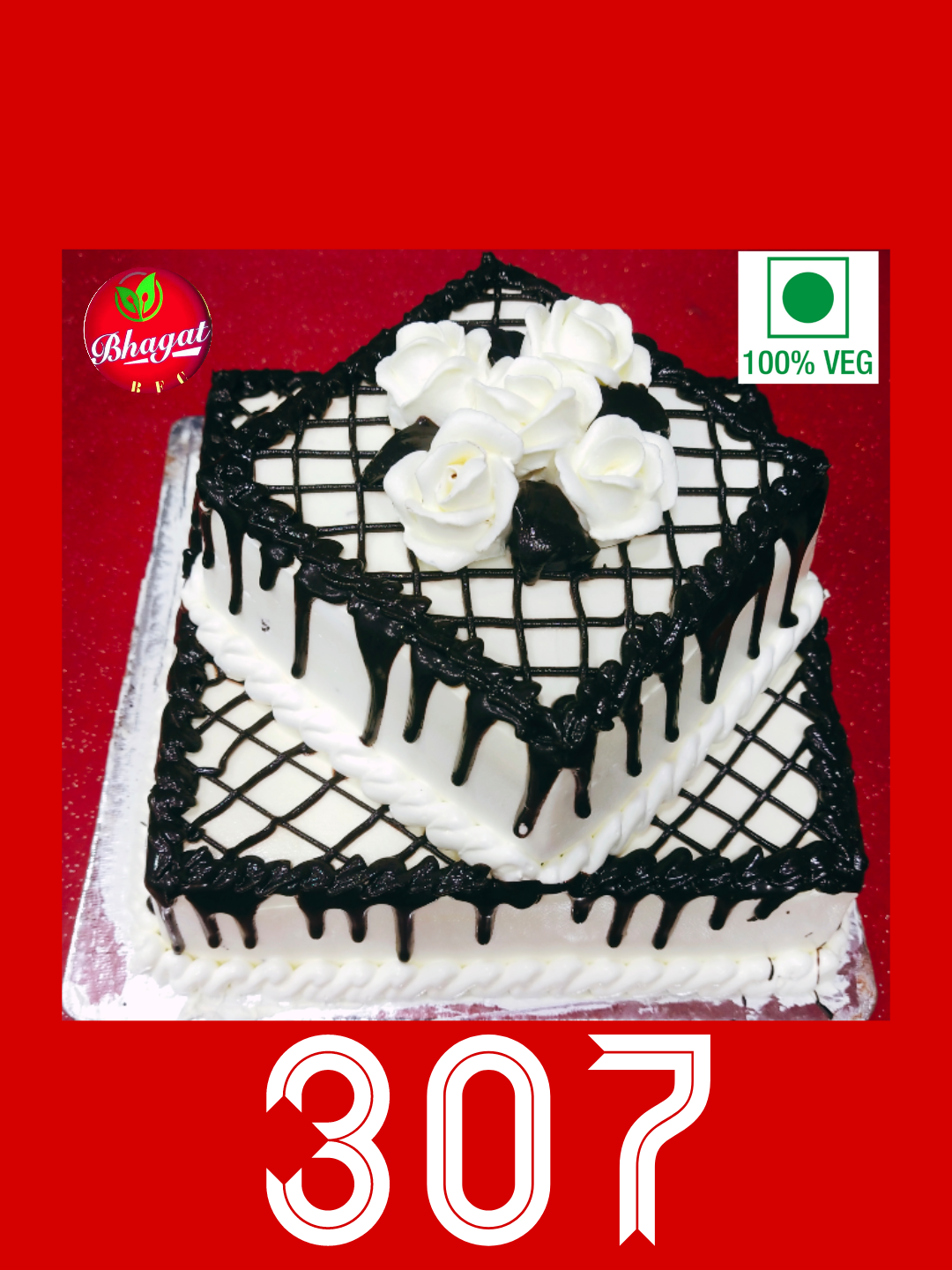 2 LAYER SQUARE CAKE