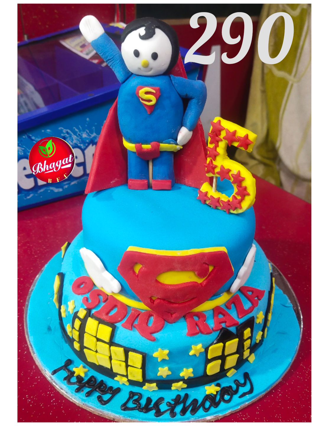 SPIDERMAN CAKE (2 Layer)