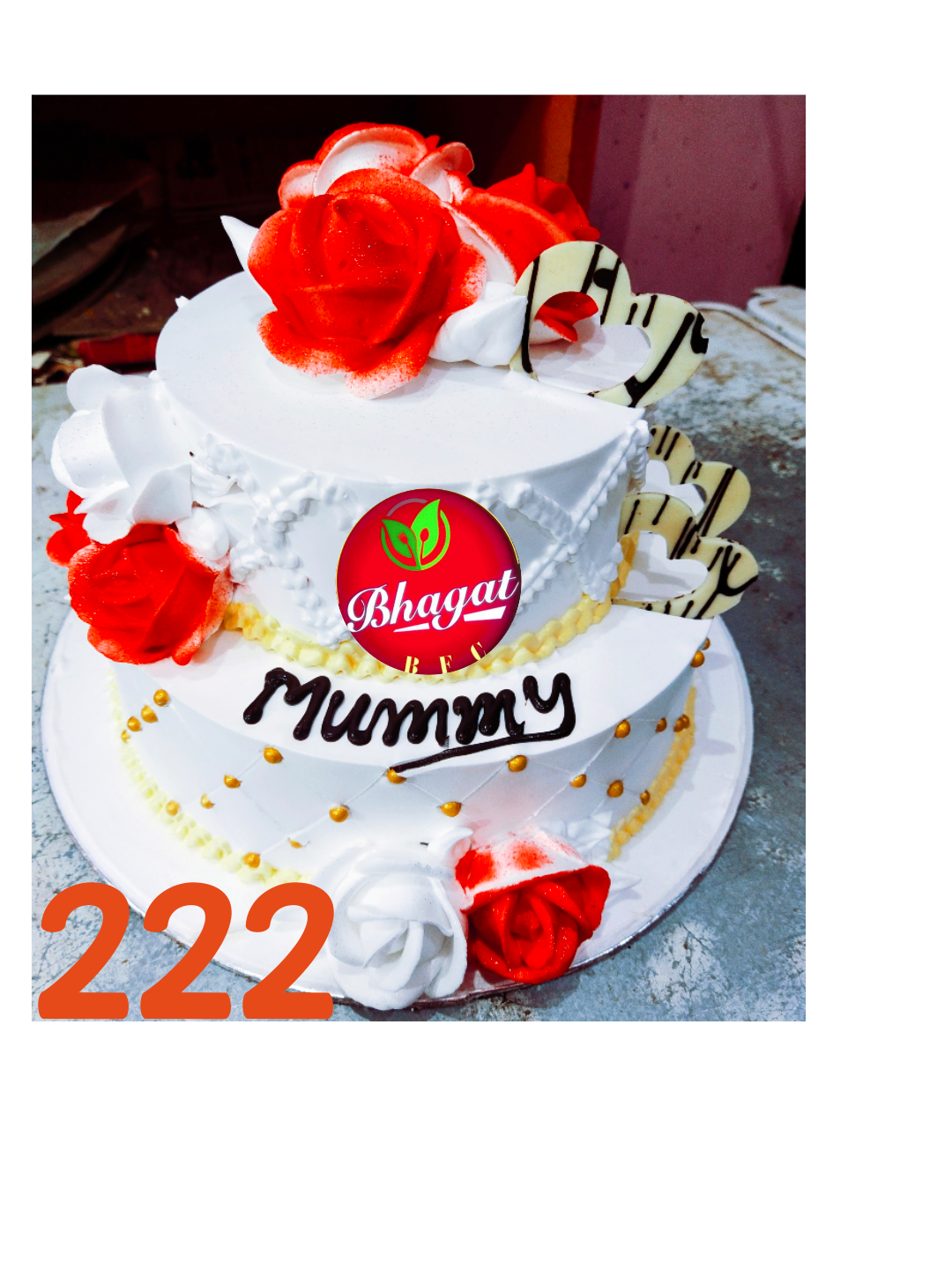 2 LAYER ROSE 🌹 CAKE