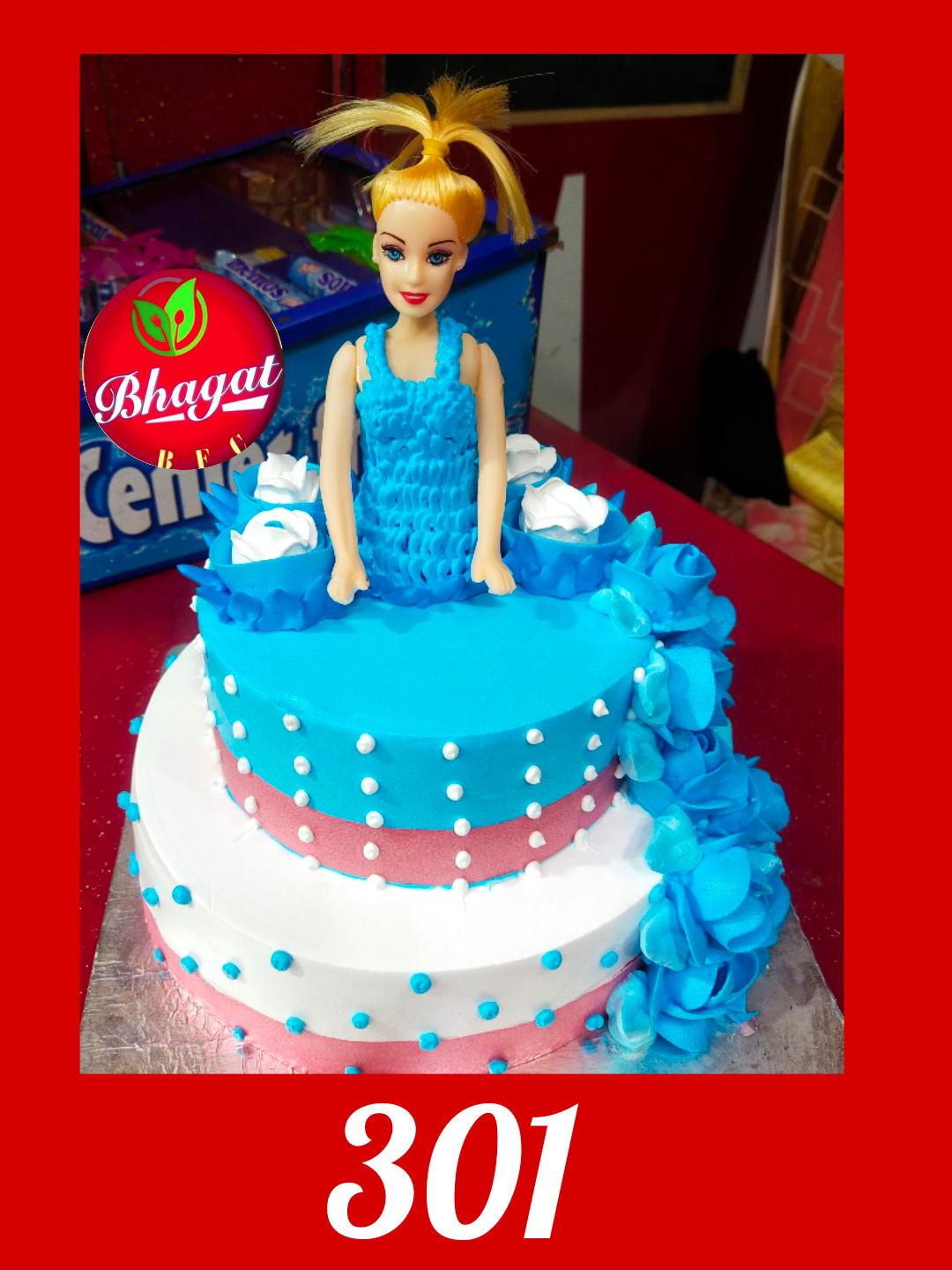 2 LAYER DOLL 🎎 CAKE